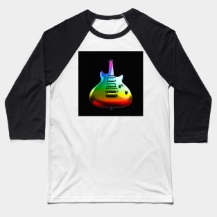 Colourful rock guitar with high gloss reflection. Baseball T-Shirt